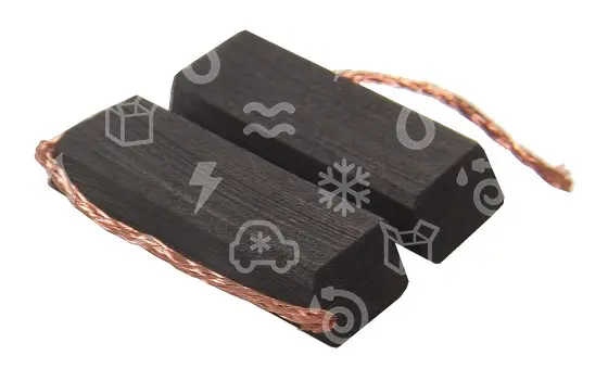 uhlík 6 x 12,5 x 31 mm, (pár), AEG